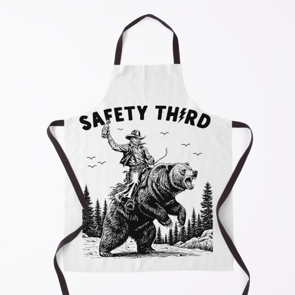 Item preview, Safety Third Funny Outdoor Adventure Vintage Design designed and sold by ronakris009.