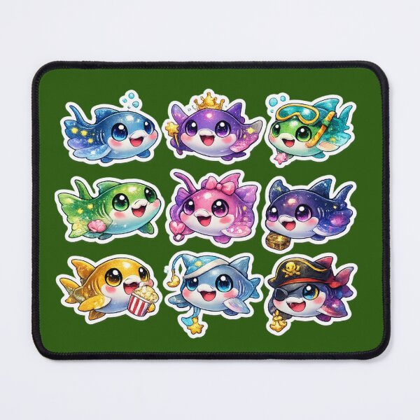Item preview, Kawaii Stingray Sticker designed and sold by KrishAuraa.