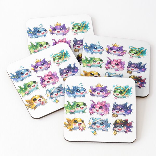 Item preview, Kawaii Stingray Sticker designed and sold by KrishAuraa.