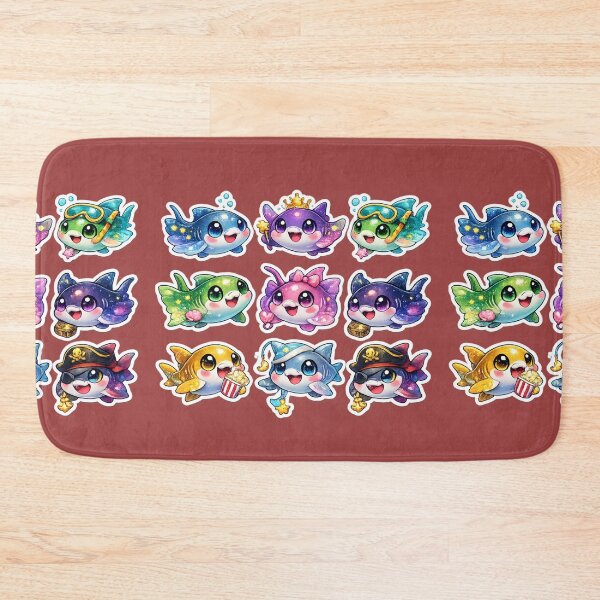 Item preview, Kawaii Stingray Sticker designed and sold by KrishAuraa.