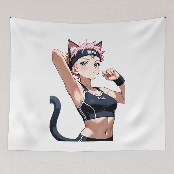Item preview, Illustration - Sporty Manga Character, Energetic Dynamism designed and sold by AnimeShin.