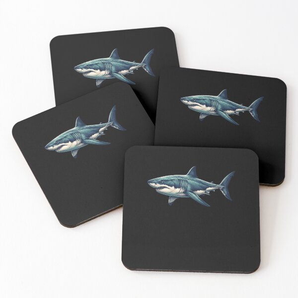 Item preview, Great White Shark Marine Predator Ocean Life designed and sold by SofenArt.