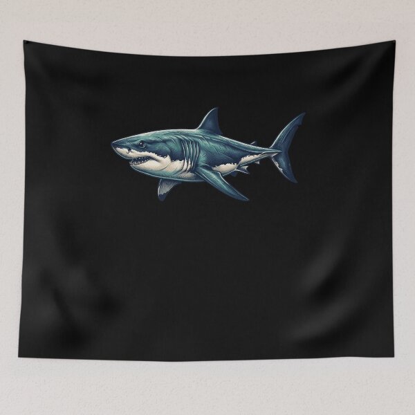 Item preview, Great White Shark Marine Predator Ocean Life designed and sold by SofenArt.