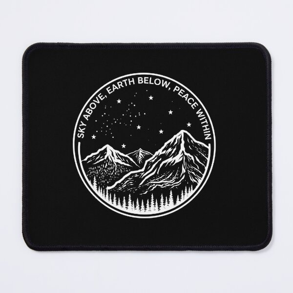 Item preview, Sky Above Inspirational Mountain Nature Vintage Design designed and sold by ronakris009.