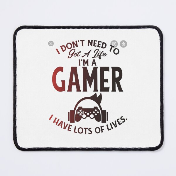 Item preview, I Dont Need To Get A Life Im A Gamer Typography designed and sold by Macias123.