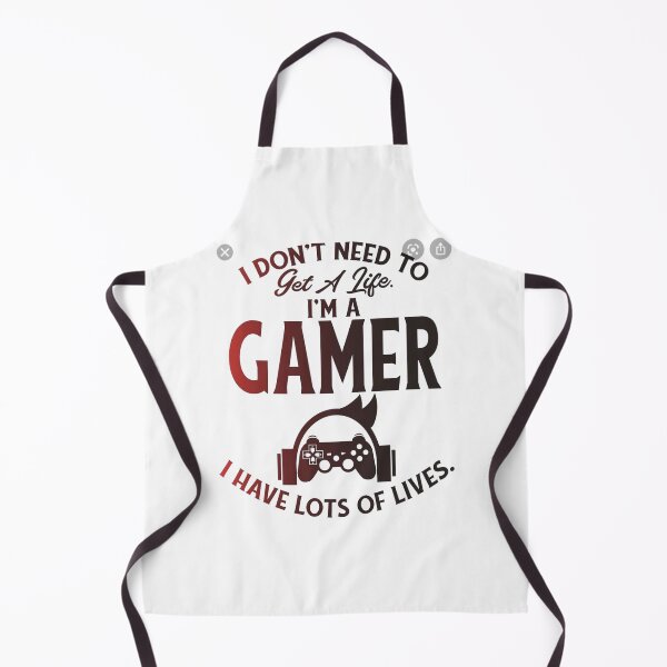 Item preview, I Dont Need To Get A Life Im A Gamer Typography designed and sold by Macias123.