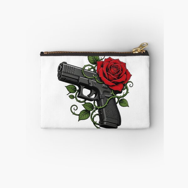Item preview, Lethal Beauty Gun Wrapped In Red Rose designed and sold by Munib320.