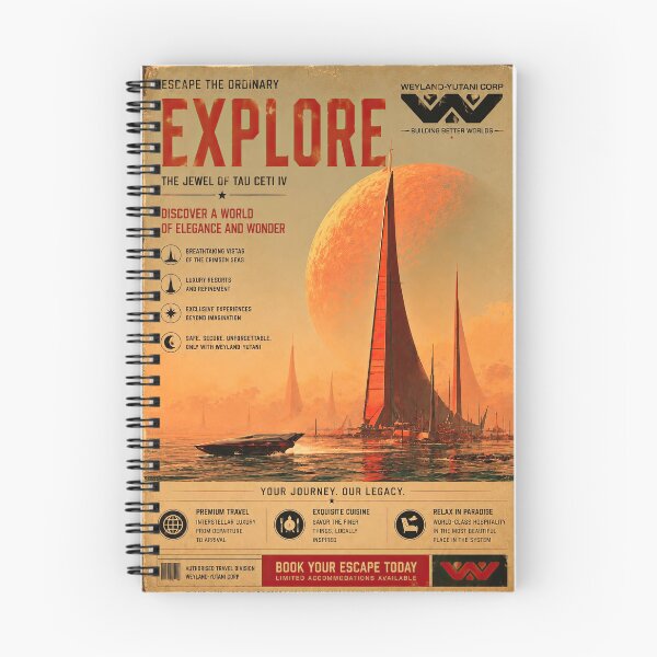 Item preview, Retro Space Travel Poster – Alien Ocean Planet Getaway designed and sold by PlanetBPop.