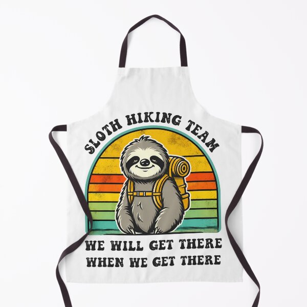 Item preview, Sloth Hiking Team Funny Vintage Outdoor Adventure Design designed and sold by ronakris009.