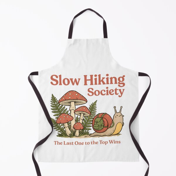 Item preview, Slow Hiking Society Snail Funny Vintage Outdoor Design designed and sold by ronakris009.