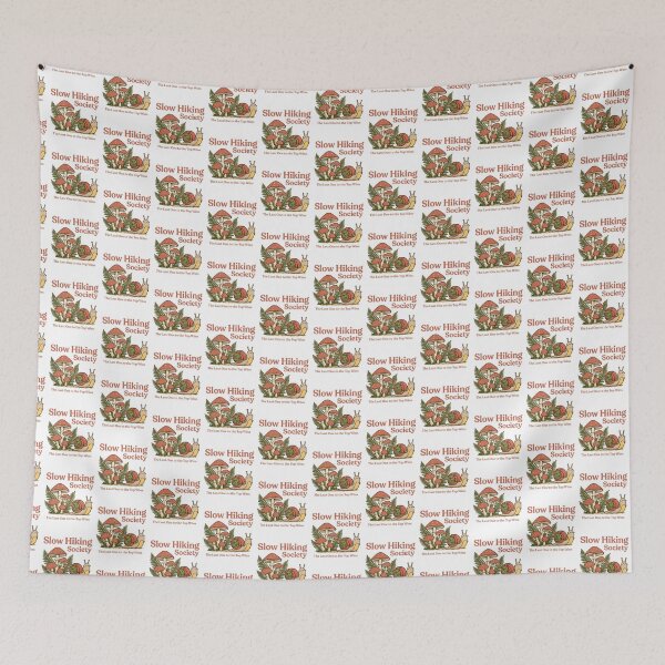 Item preview, Slow Hiking Society Snail Funny Vintage Outdoor Design designed and sold by ronakris009.