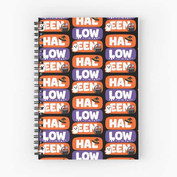 Item preview, HAL LOW EEN Halloween Typography Design designed and sold by TeeTimeTreasure.