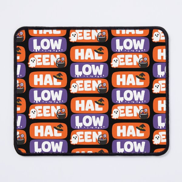Item preview, HAL LOW EEN Halloween Typography Design designed and sold by TeeTimeTreasure.