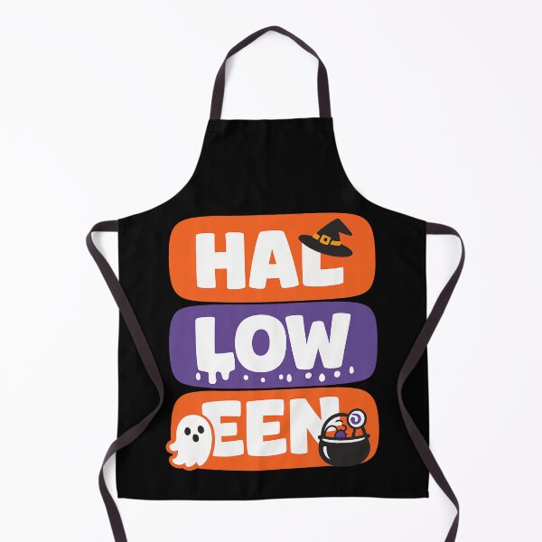 Item preview, HAL LOW EEN Halloween Typography Design designed and sold by TeeTimeTreasure.