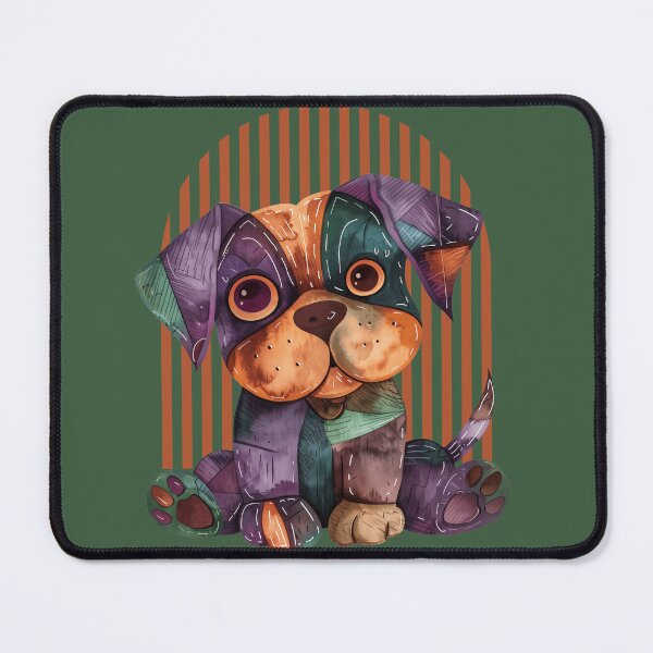 Item preview, Cute Geometric Puppy Colorful Dog Illustration designed and sold by Szpaku desart .