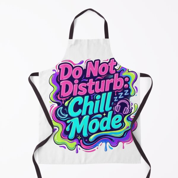 Item preview, Colorful Do Not Disturb Chill Mode Art designed and sold by Rama KLK.