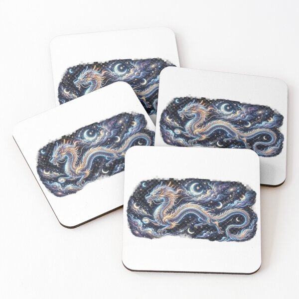 Item preview, Celestial Chinese Dragon Among Stars and Moons designed and sold by GrzywaM.
