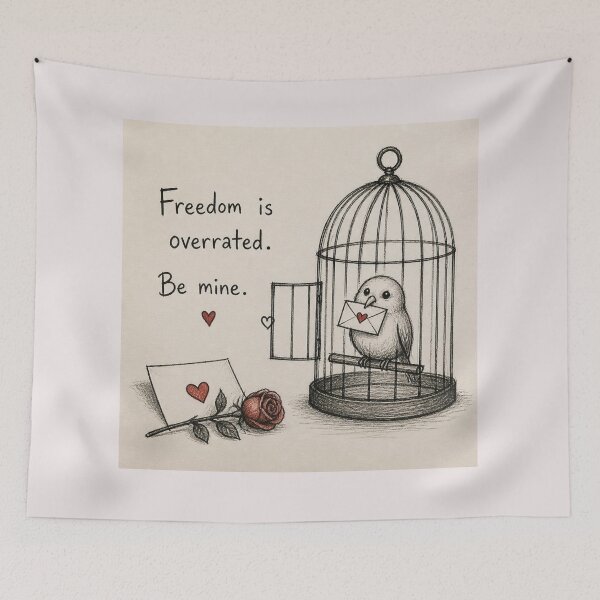 Item preview, Freedom is Overrated...Be Mine. designed and sold by CinemaChronik.