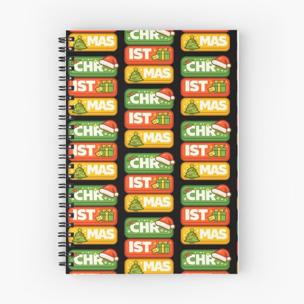 Item preview, CHR IST MAS Christmas Typography Design designed and sold by TeeTimeTreasure.