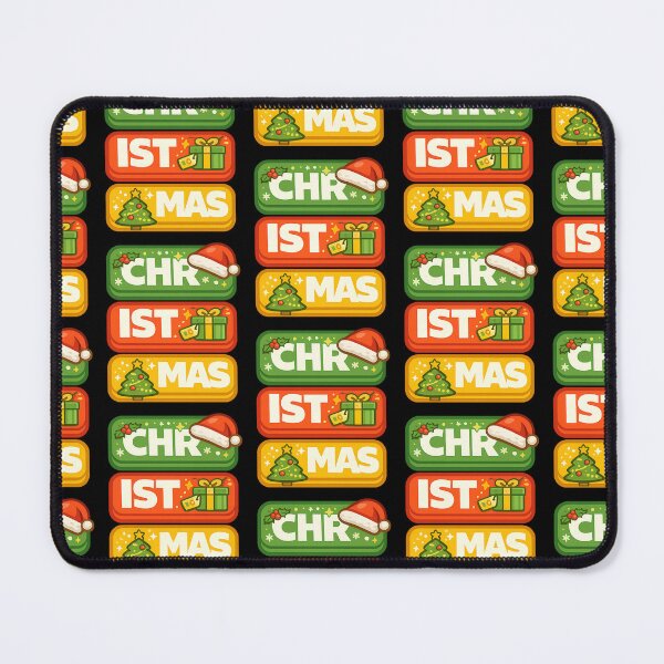 Item preview, CHR IST MAS Christmas Typography Design designed and sold by TeeTimeTreasure.