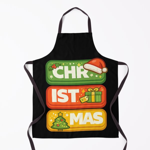 Item preview, CHR IST MAS Christmas Typography Design designed and sold by TeeTimeTreasure.