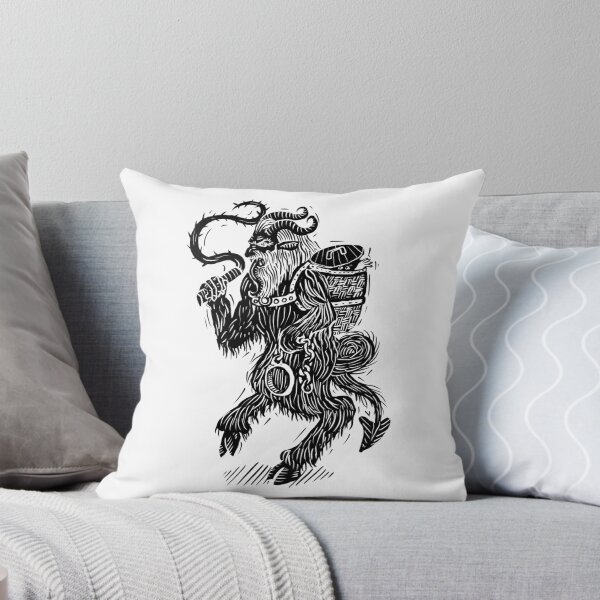 Item preview, Digital woodcut design Krampus  designed and sold by Magpye.