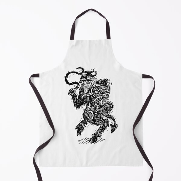 Item preview, Digital woodcut design Krampus designed and sold by Magpye.