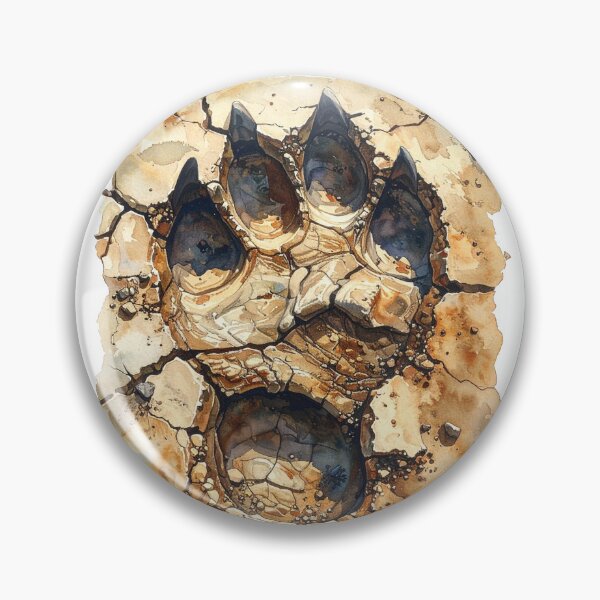 Item preview, Petrified dinosaur footprint designed and sold by LiskoDesign.