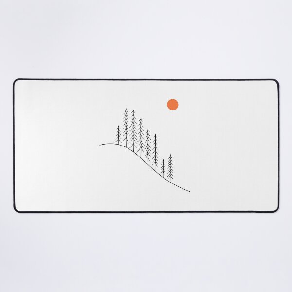 Item preview, Sunrise Pines Vintage Forest Mountain Nature Design designed and sold by ronakris009.