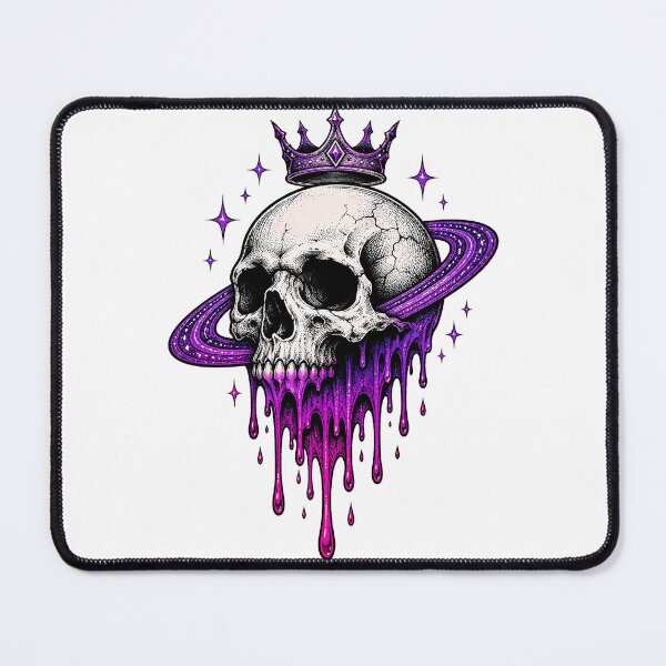Item preview, Galactic Skull King Dripping Purple Slime designed and sold by Munib320.