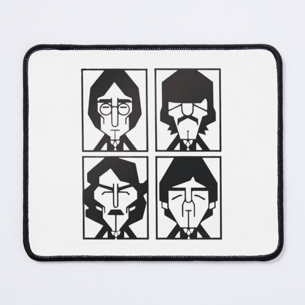 Item preview, Minimalist Classic Rock Band Four Panel Geometric Art designed and sold by Macias123.