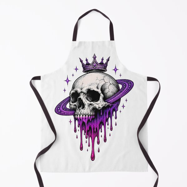 Item preview, Galactic Skull King Dripping Purple Slime designed and sold by Munib320.