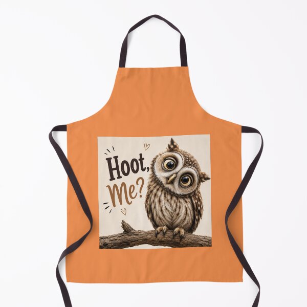 Item preview, Hoot, Me? | Cute Funny Owl | Whimsical Owl Pun Design designed and sold by CJLindy.