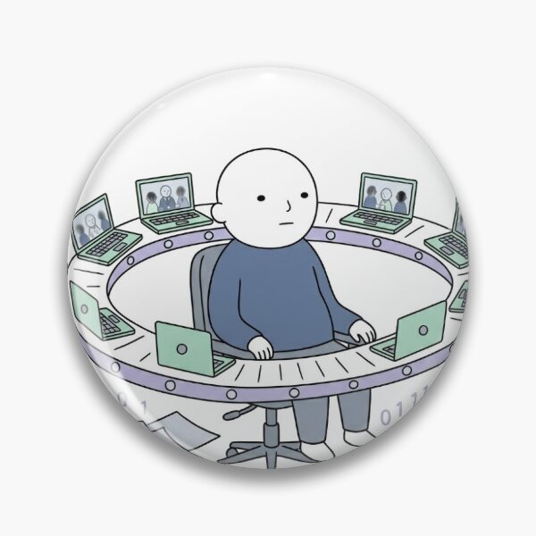 Item preview, Trapped In A Meeting Loop Burnout designed and sold by kwcricky.