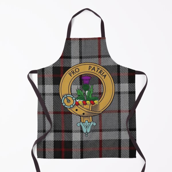 Item preview, Thomson Crest and MacTavish Thomson Grey Tartan designed and sold by Kirrindy Designs.
