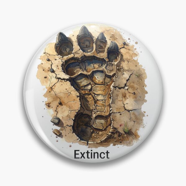 Item preview, Petrified dinosaur footprint transparent designed and sold by LiskoDesign.