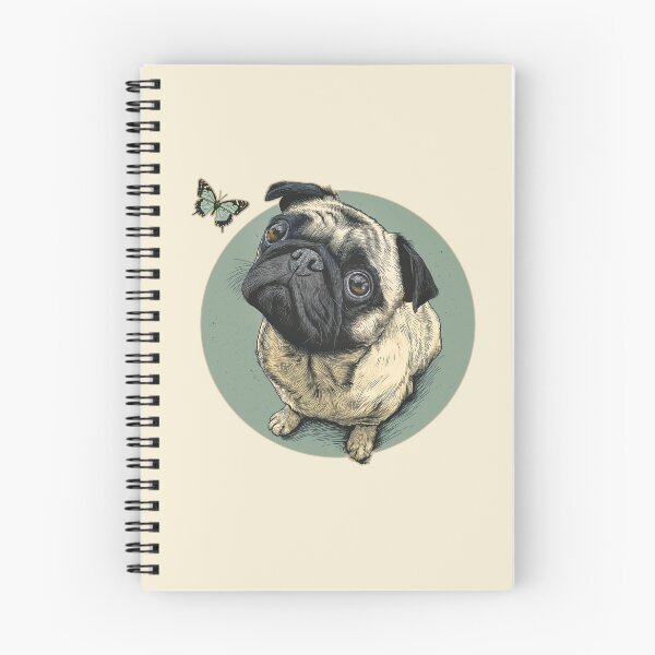Item preview, Pug with butterfly designed and sold by Fran Fryberg.