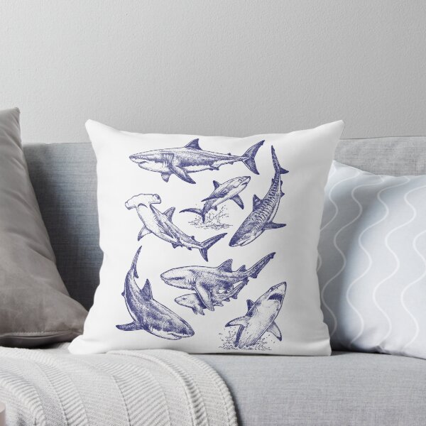 Item preview, Vintage Shark Retro Ocean Marine Life Design designed and sold by ronakris009.