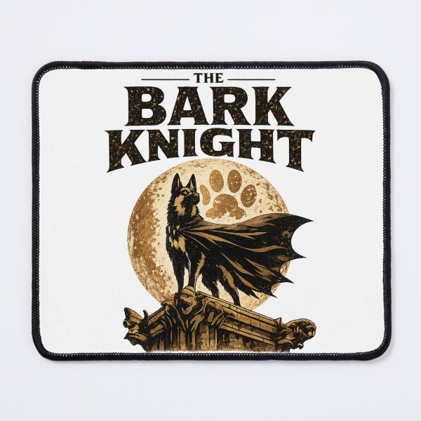 Item preview, The Bark Knight Dog designed and sold by thesmokeydogs.