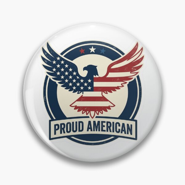 Item preview, Minimalist Proud American Eagle Silhouette Sticker designed and sold by giooarts.