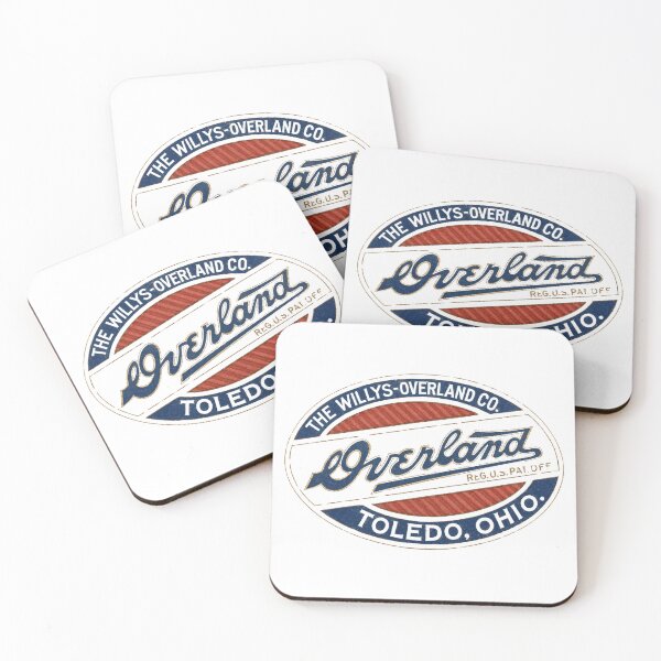 Item preview, Overland Radiator Emblem Original Willys Toledo Badge Artwork  designed and sold by best-of-panama.