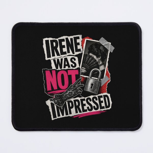 Item preview, Sherlock Holmes Irene Was Not Impressed Punk Collage Art designed and sold by Fenay Designs.