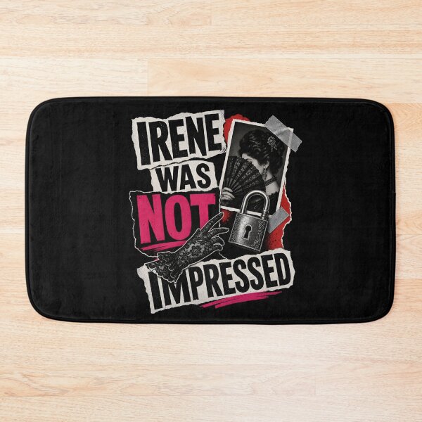 Item preview, Sherlock Holmes Irene Was Not Impressed Punk Collage Art designed and sold by Fenay Designs.