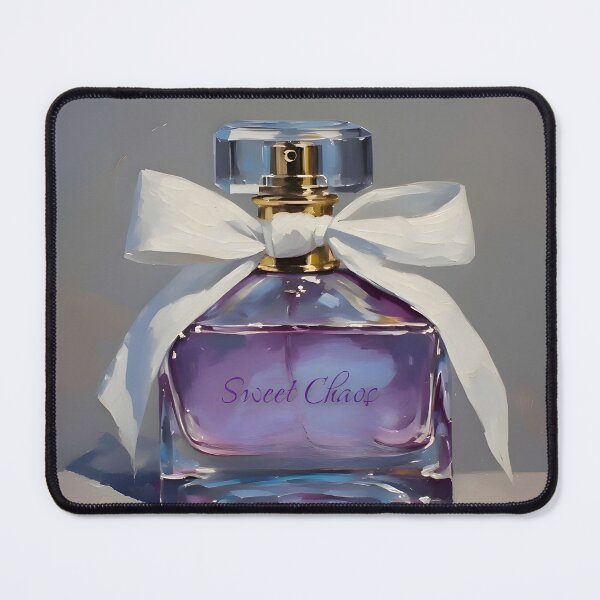Item preview, Sweet Chaos Purple Perfume Bottle Oil Painting Art Print designed and sold by Sweetchaos73.