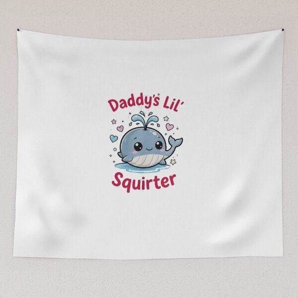 Item preview, Daddy's Lil' Squirter Funny Sarcastic cute Whale Marine Lovers designed and sold by Gbriel3.