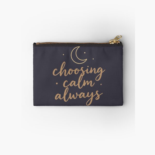 Item preview, Choosing Calm Always – Inspirational Wellness Typography Design designed and sold by CosmicQuietLab.