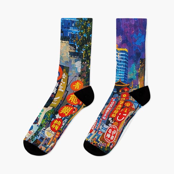 Item preview, Busy Road Night City designed and sold by Jesicamuley.