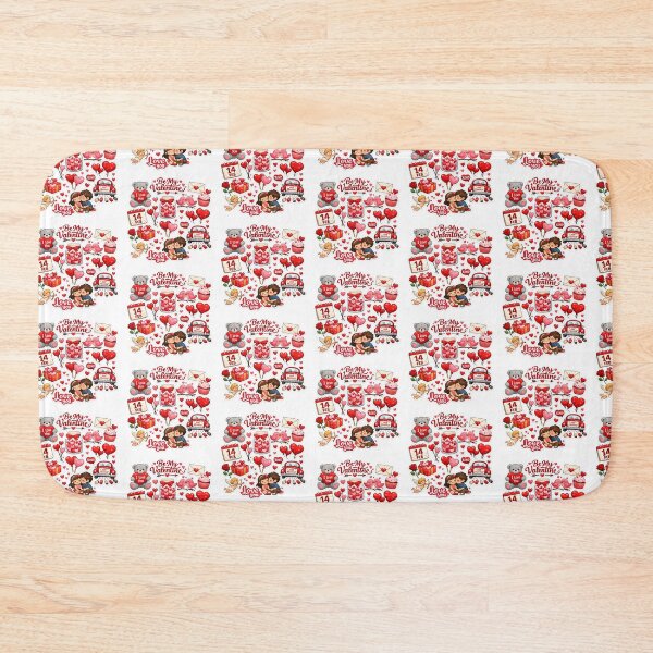 Item preview, Be My Valentine Cute Sticker Pack | Romantic Love Hearts | Transparent PNG for Redbubble designed and sold by Ishratparween11.