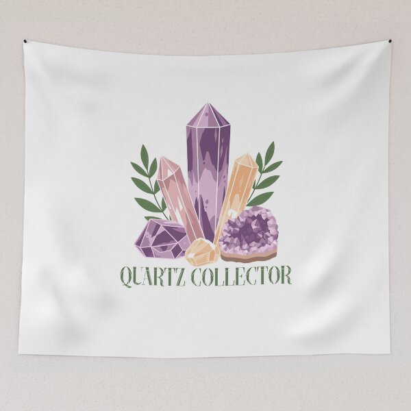 Item preview, Quartz Collector Aesthetic Design For Crystal Lovers designed and sold by Glitch-Cult.
