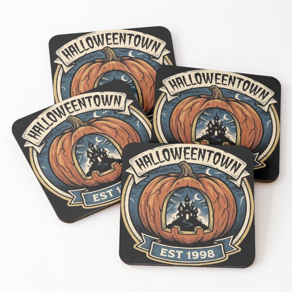 Item preview, Vintage Halloweentown Est 1998 Pumpkin Emblem Shirt designed and sold by TeNovaStudio ⭐⭐⭐⭐⭐.